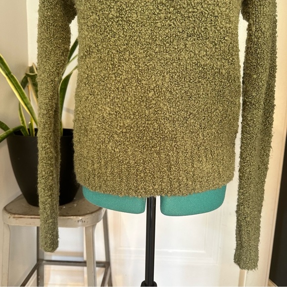 Abercrombie & Fitch Womens Small green Turtleneck Sweater Cozy - Picture 3 of 15